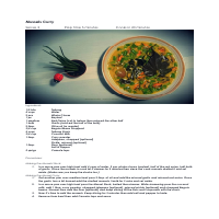 Recipe Data Entry