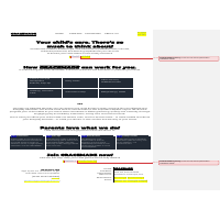 copywriting - website