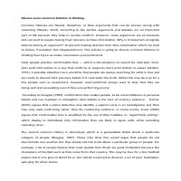 Discuss Seven Common Fallacies in Thinking