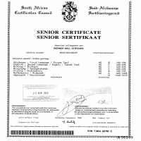 Senior Certificate