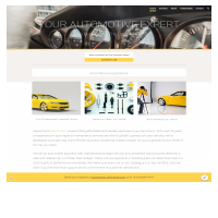 Simple landing page for a small business