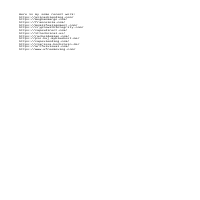 In this document you can see links of the websites I created