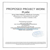 PROPOSED PROJECT WORK PLAN
