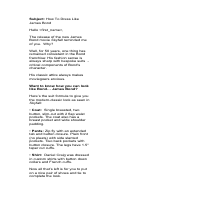 Email Copy Samples
