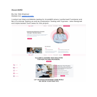 QA Tester at XoomMD 