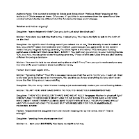 A story of an argument between family members (Fiction)