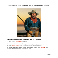 Sample, Firearm Safety Rules