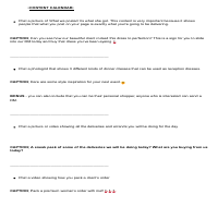 Content calendar 