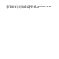One Page Products I've Created using Gempages etc.