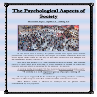 Sample Essay: The Psychological Aspects of Society