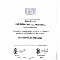 University diploma in marketing