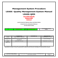 Preared API SPECS Q1 Management System Requirement Manual