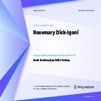 Wings Bookkeeping Cert