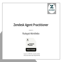 Zendesk Certified Agent 