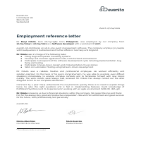 Previous Employer Reference