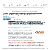 Press Release for FCF on Benzinga