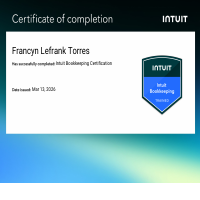 Quickbooks Bookkeeping Certificate