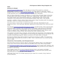 Portuguese water dogs