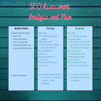 SEO Analysis and Planning Portfolio