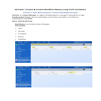 project and Task Management