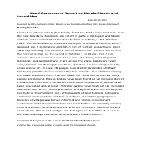 Report prepared by Sabu 