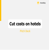 Selected slides of a sample hotel pitch deck 