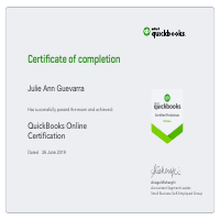 Certified Quickbooks Proadvisor