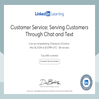 Serving Customers Through Chat and Text
