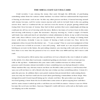 Copy Writing Piece