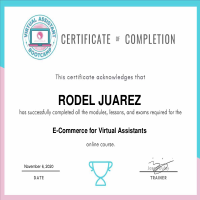 E-commerce Certificate