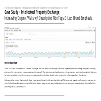 Search Gains from Title Tag Edits