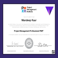 PMP certified 