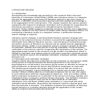Literature eview