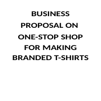 Business proposal compiled  by me