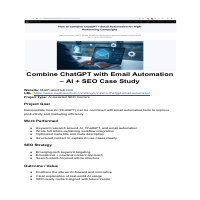 How to integrate ChatGPT with email workflows