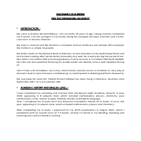 (Essay) Statement of Purpose
