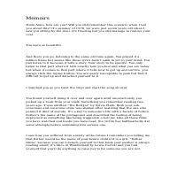 Narrative #1