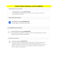 Clients Feedback