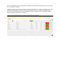 Invoicing application for construction company