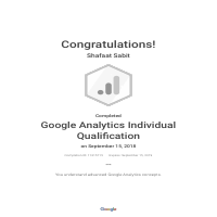 Google Analytics Certification