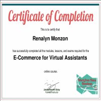 E-commerce for Virtual Assistants Certificate