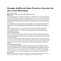 Google Adwords