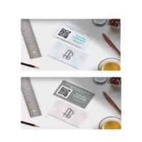 Business card design mockups