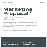 Marketing Document Translation (EN-ES)