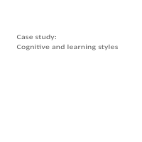 Case study-psychology