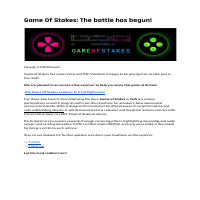 Short blog for a community event