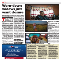 Feature: Marikana widows