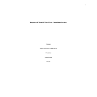 Research on Impact of war