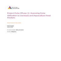 Pulse Canada opportunity assessment