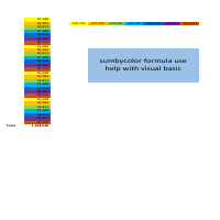 sum by colour Formula